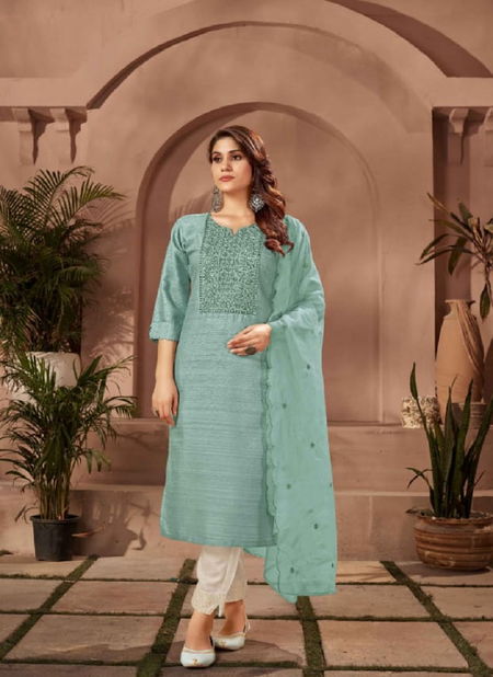 Crayon Sadhana By Kajree Embroidery Readymade Suits Catalog Catalog